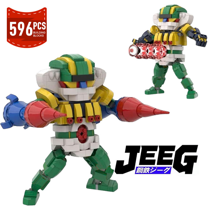 Model Kit Voltron - Moc Anime Figures Steel Jeeged Robot