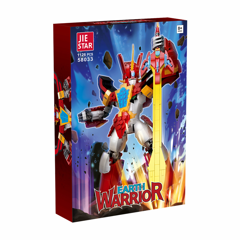 Model Kit Voltron - IN STOCK 58033 1126pcs MOC Technical