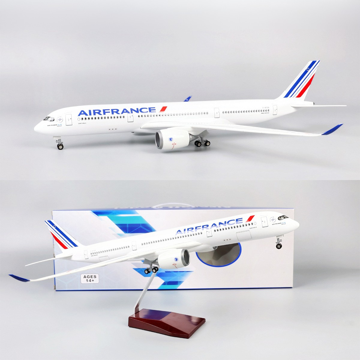 Model Kit Plane - 47cm Air France A350 Model Aircraft