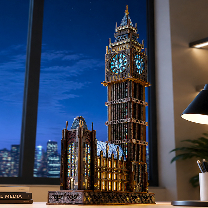 DIY 3D Wooden Big Ben Cottage  - огляд і ціна Model Kit Glue