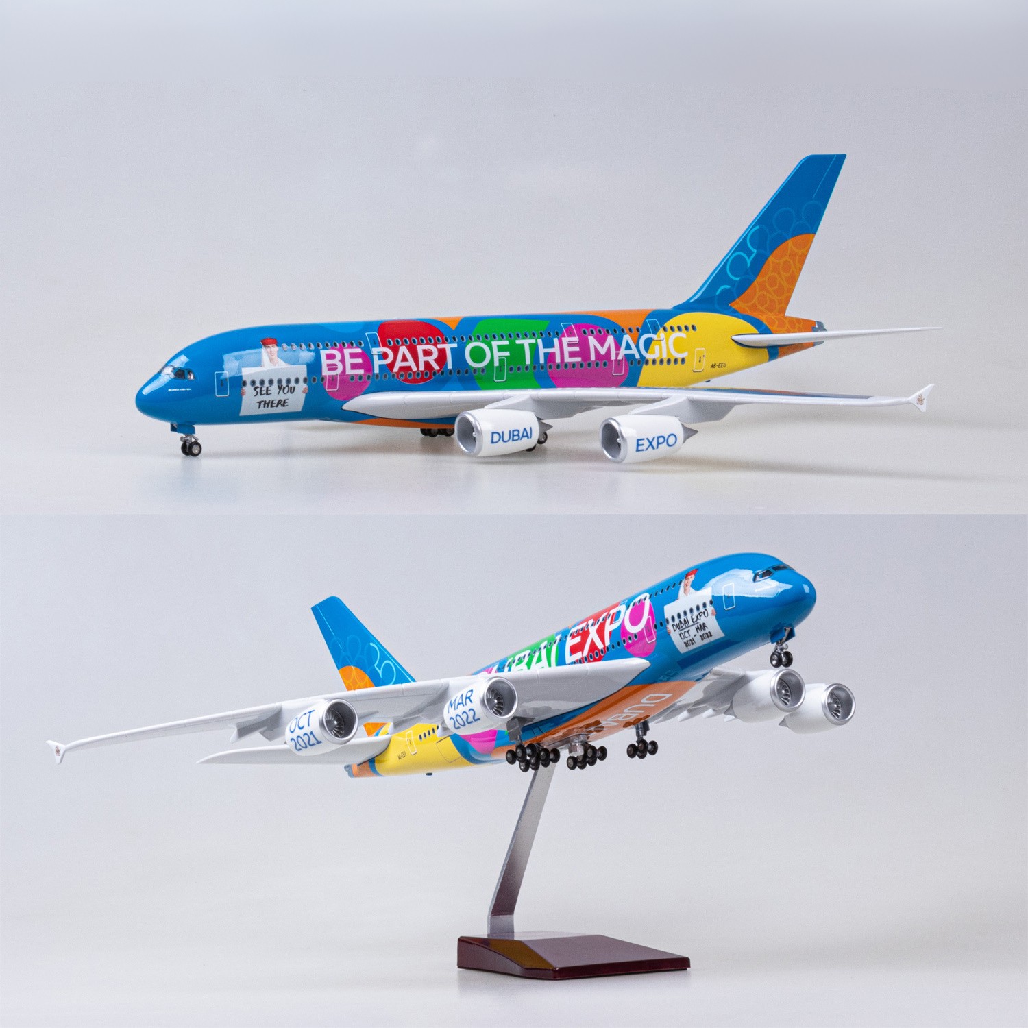 1/160 scale Emirates EXPO A380 - огляд і ціна Model Kit Plane