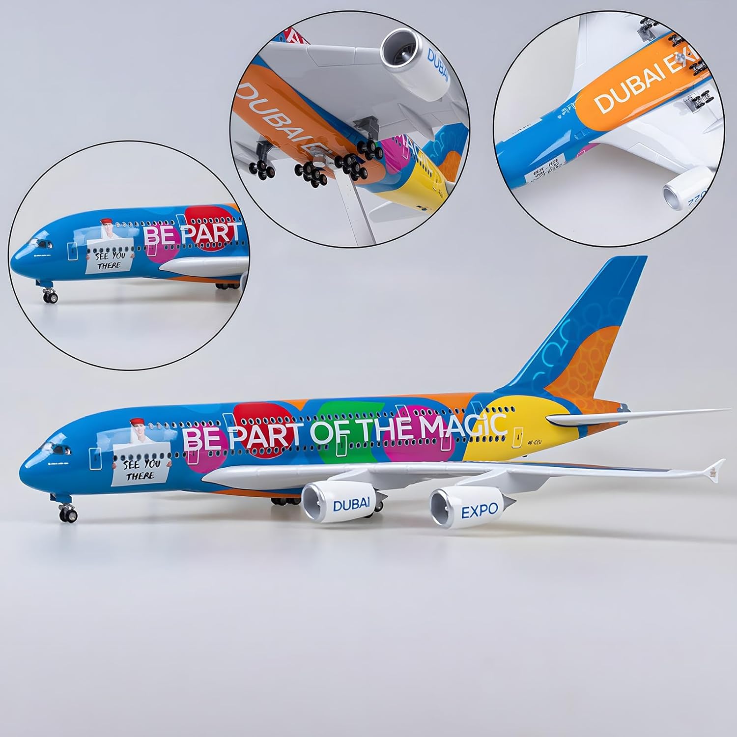 1/160 scale Emirates EXPO A380 - огляд і ціна Model Kit Plane