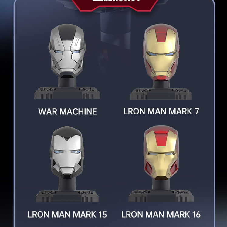Original Iron Man Helmet Mask  - огляд і ціна Model Kit Iron Man Mark 50