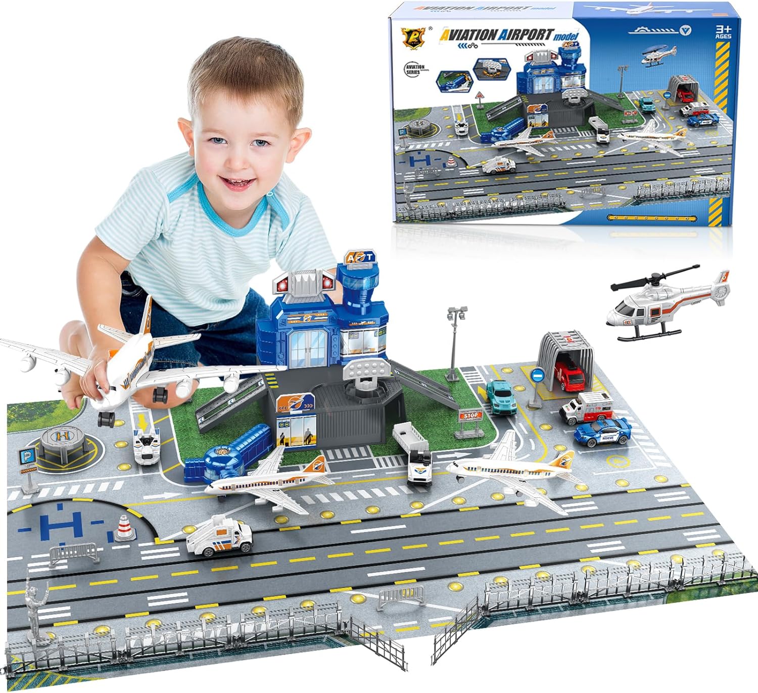 Children's Airport Scene Toy S - огляд і ціна Model Kit Plane