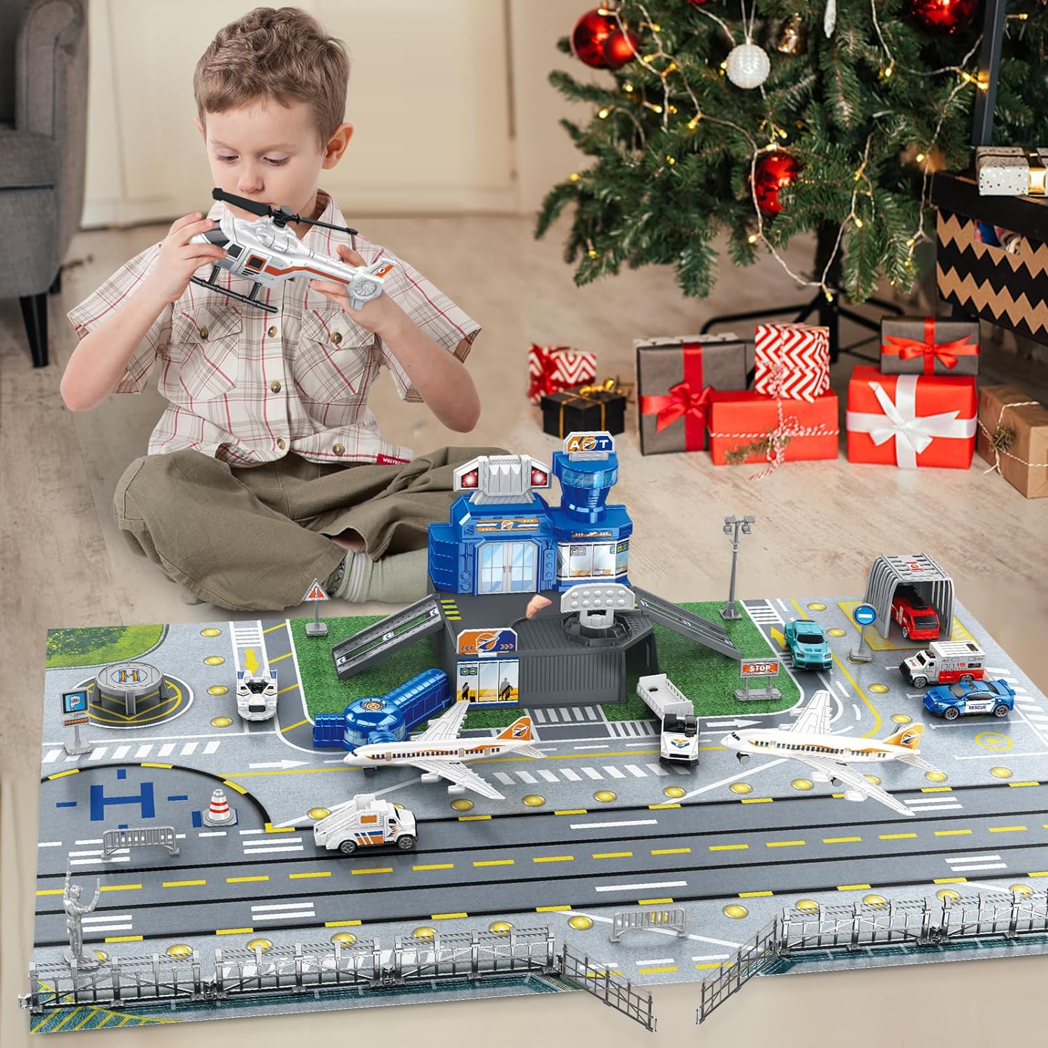 Children's Airport Scene Toy S - огляд і ціна Model Kit Plane