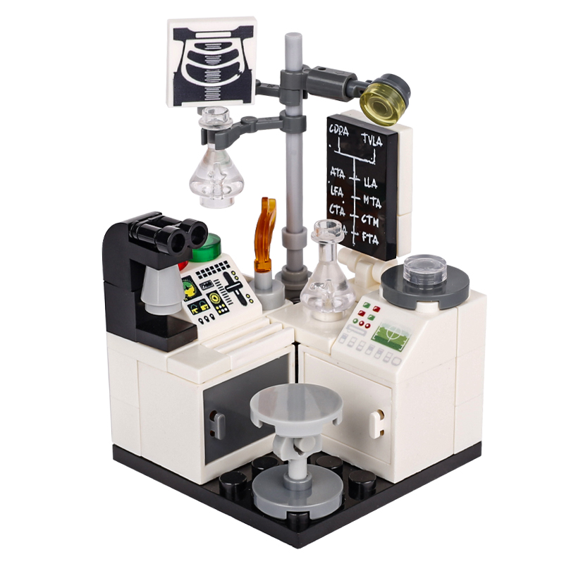 MOC City Laboratory Lab Buildi - огляд і ціна Model Kit Zhao Yun