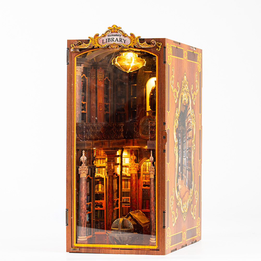 DIY Wooden Book Nook Shelf Ins - огляд і ціна Model Kit Glue