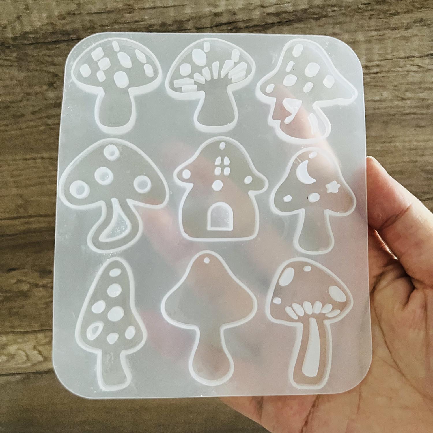 Multi Style Mushrooms Earring  - огляд і ціна Model Kit Resin