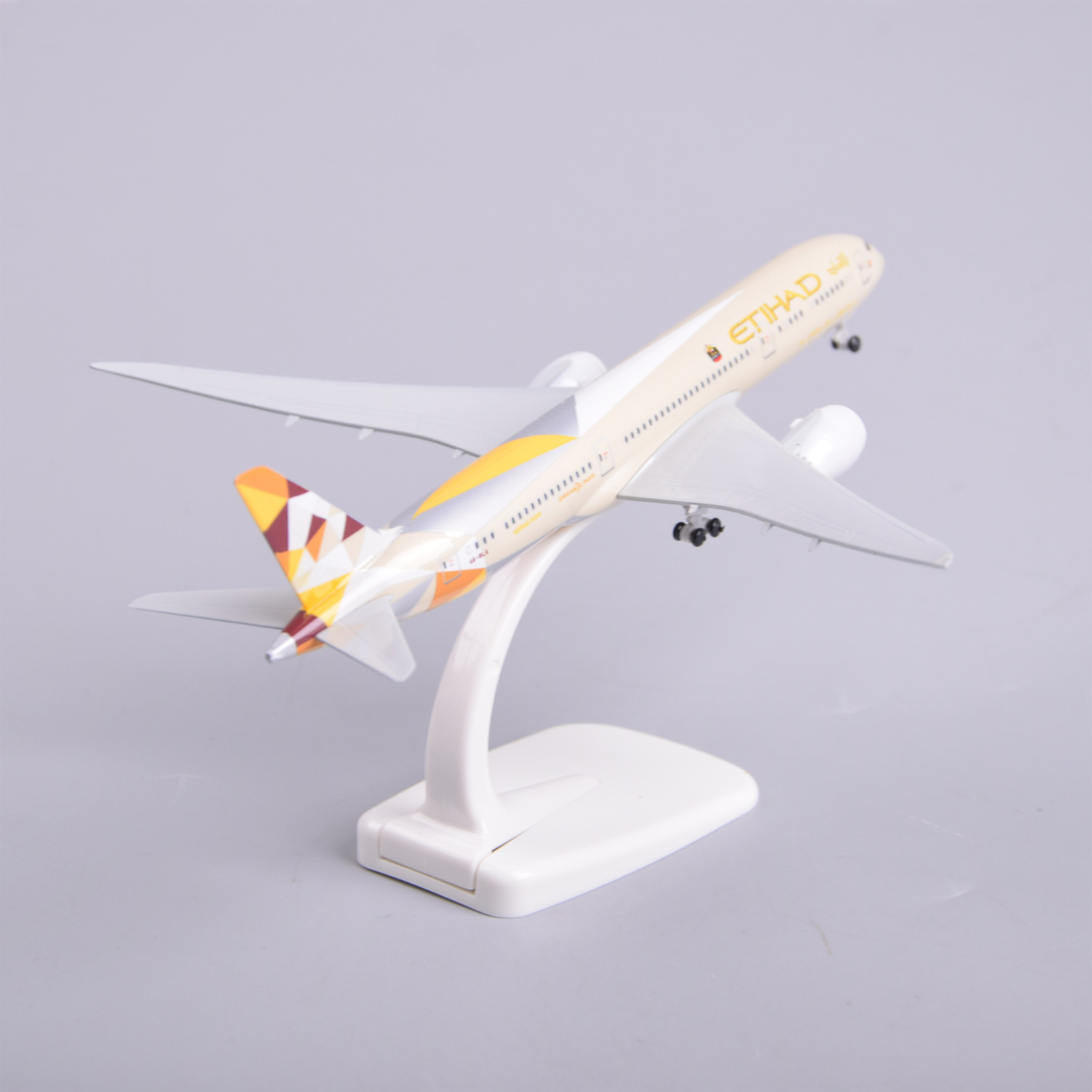 1/300 Scale 20cm Etihad B787 D - огляд і ціна Model Kit Plane