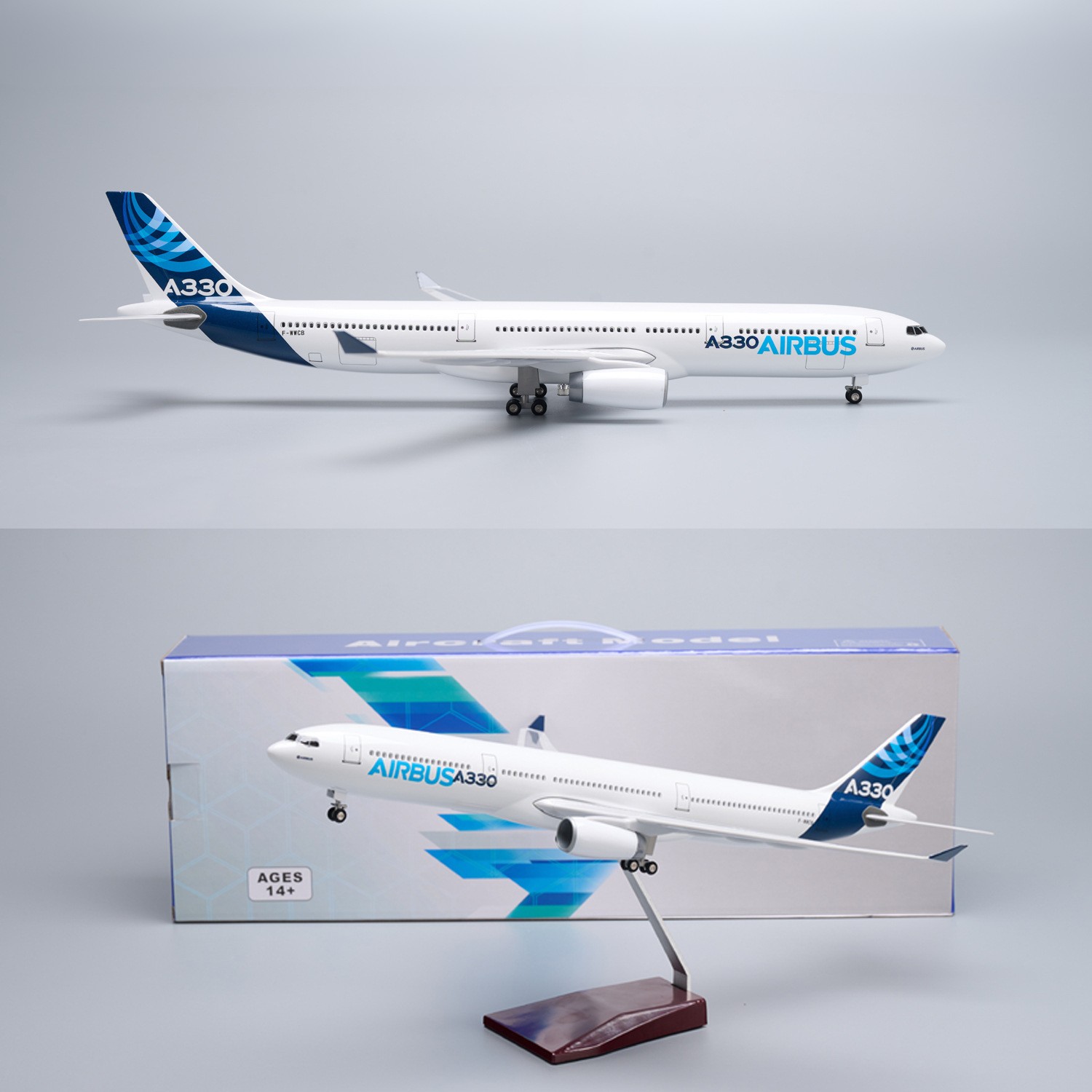 47cm Large Scale Prototype A33 - огляд і ціна Model Kit Plane