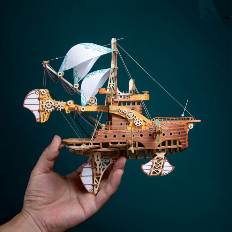 DIY 3D Wooden Puzzle Fantastic - огляд і ціна Model Kit Glue