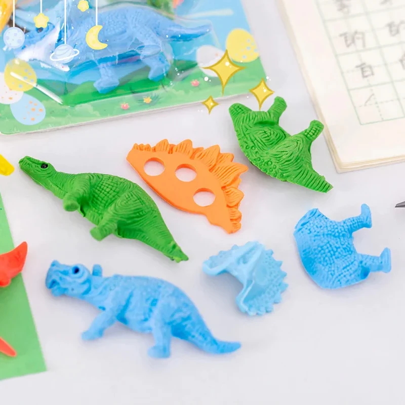 4PCS/1set Creative Cartoon 3D  - огляд і ціна Model Kit Dinosaur Bandai