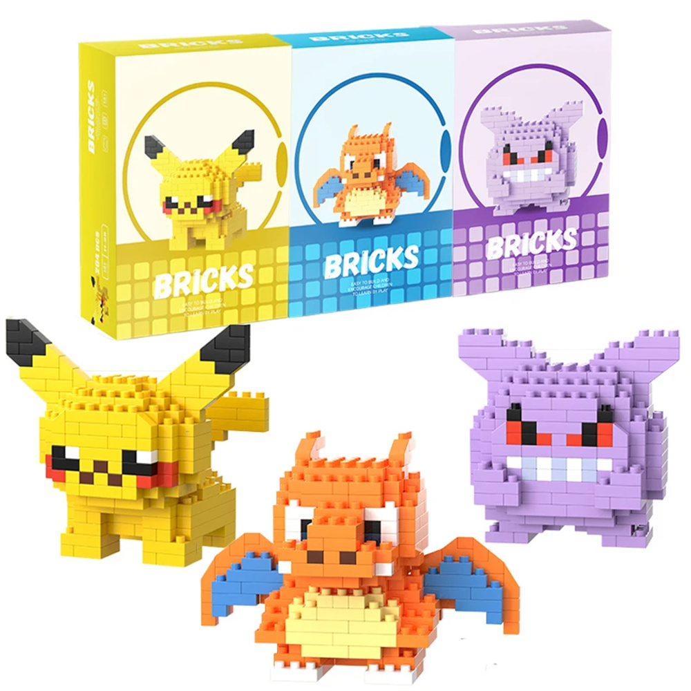 Pokemon Micro Building Blocks  - огляд і ціна Model Kit Resin
