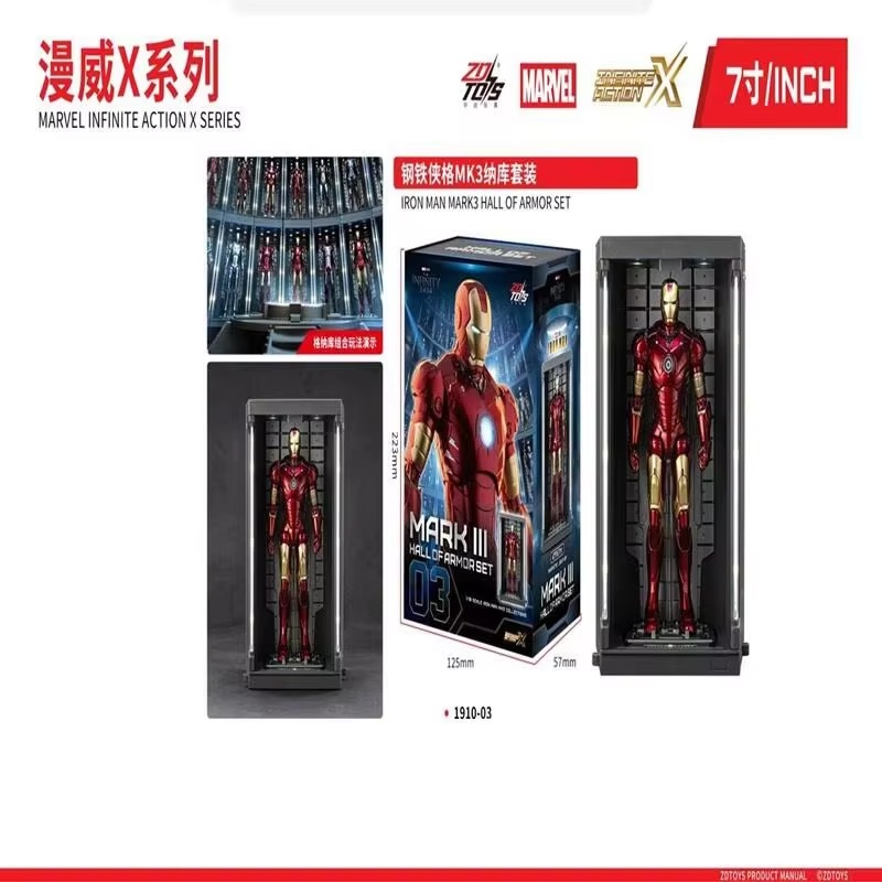 Zd Toys Marvel Iron Man Action - огляд і ціна Model Kit Iron Man Mark 50