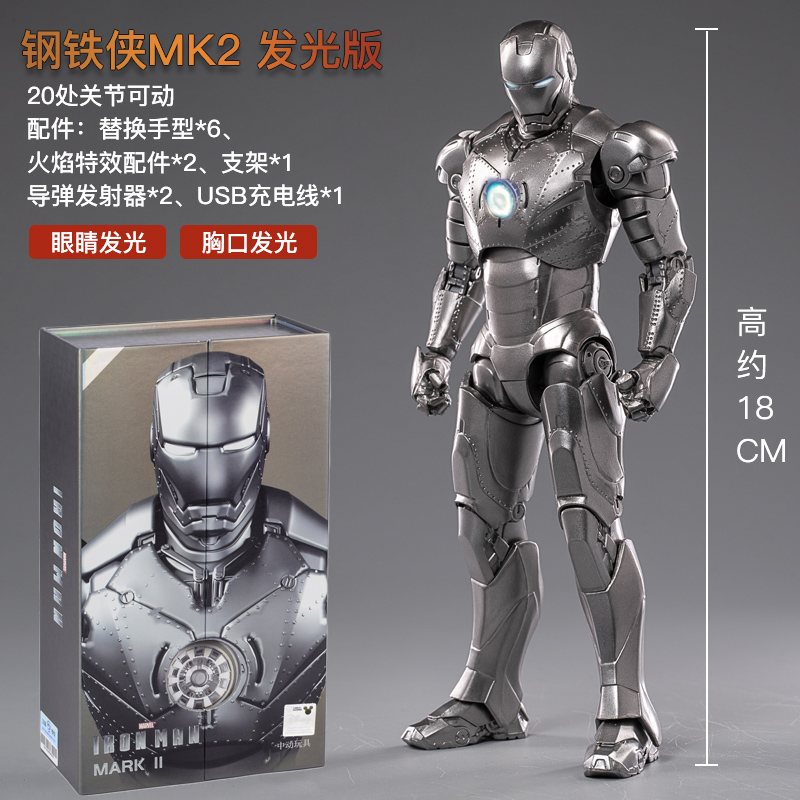 Original Avengers ZD Toy Light - огляд і ціна Model Kit Iron Man Mark 50