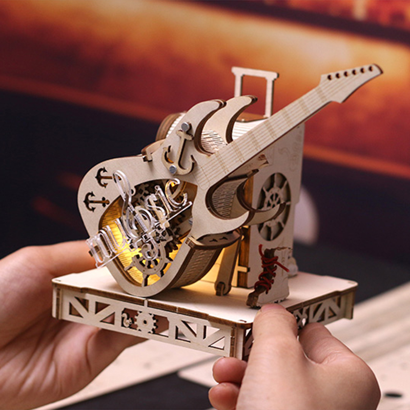 DIY 3D Wooden Puzzle Miniature - огляд і ціна Model Kit Glue