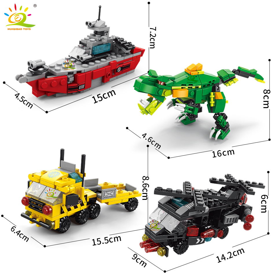 HUIQIBAO 6IN1 City Engineering - огляд і ціна Model Kit Zhao Yun