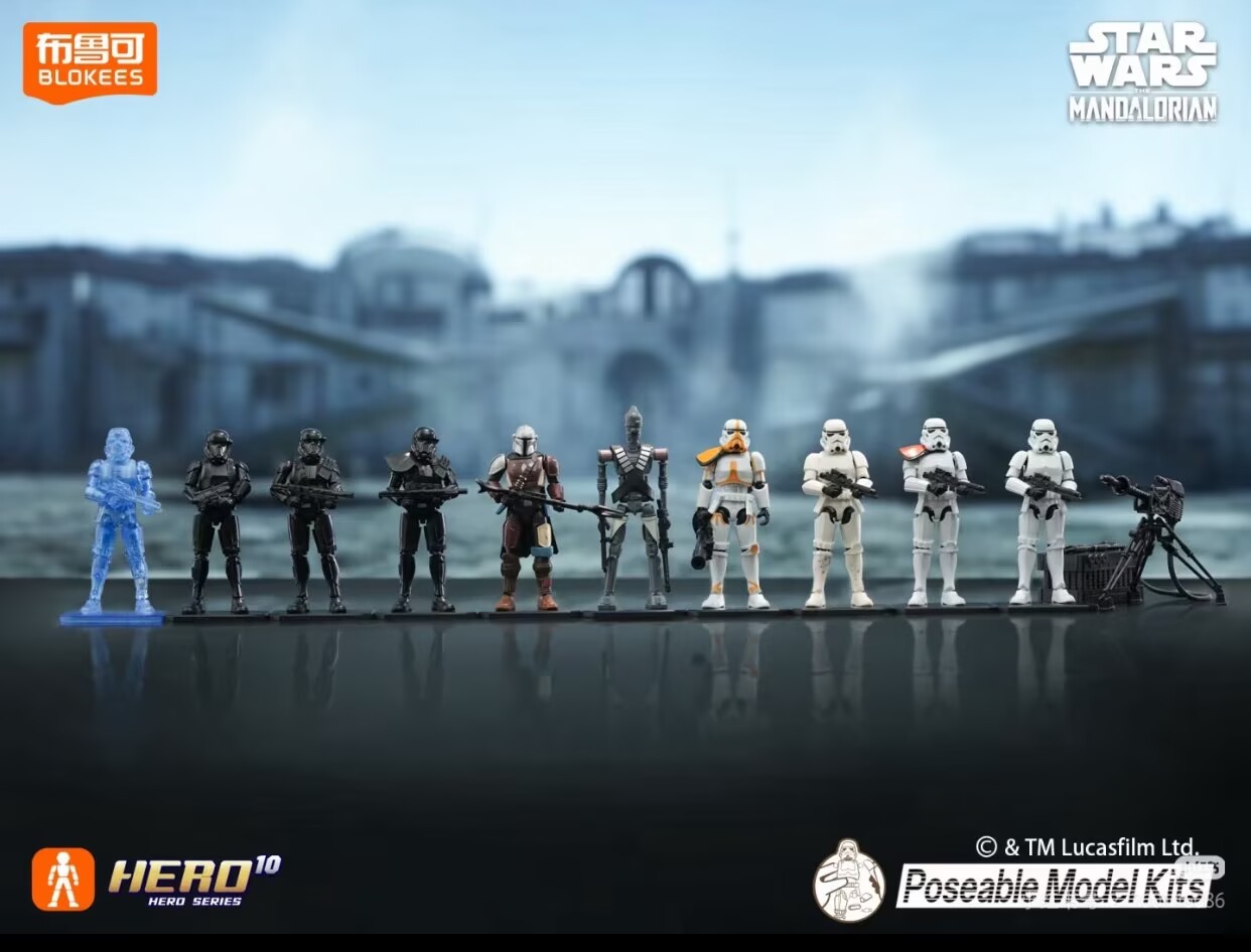 In Stock New Blokees HERO‑U St - огляд і ціна Model Kit Star Wars