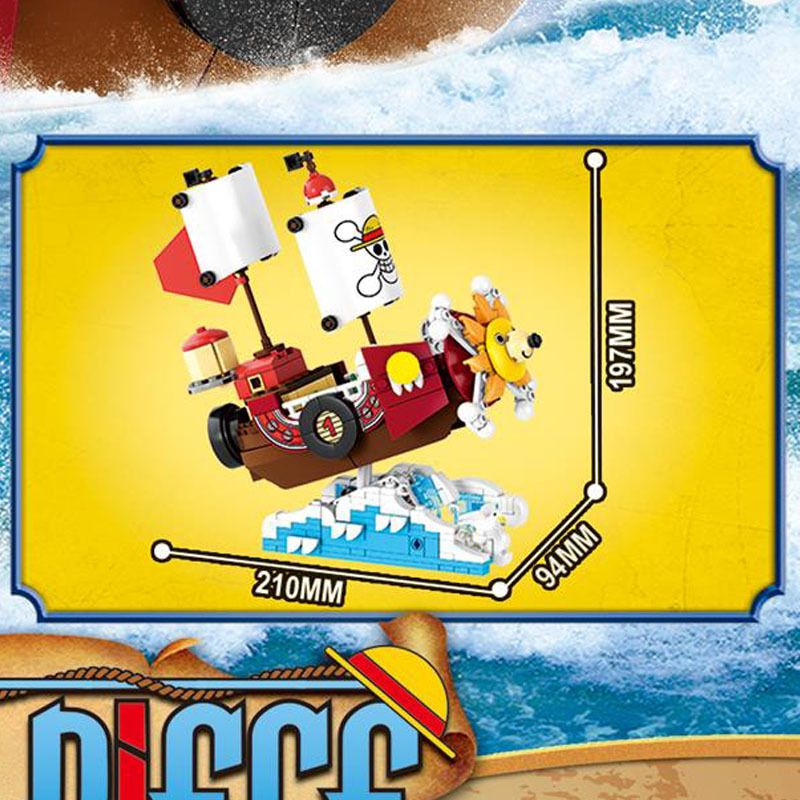 In Stock One Piece Pirate Ship - огляд і ціна Model Kit One Piece