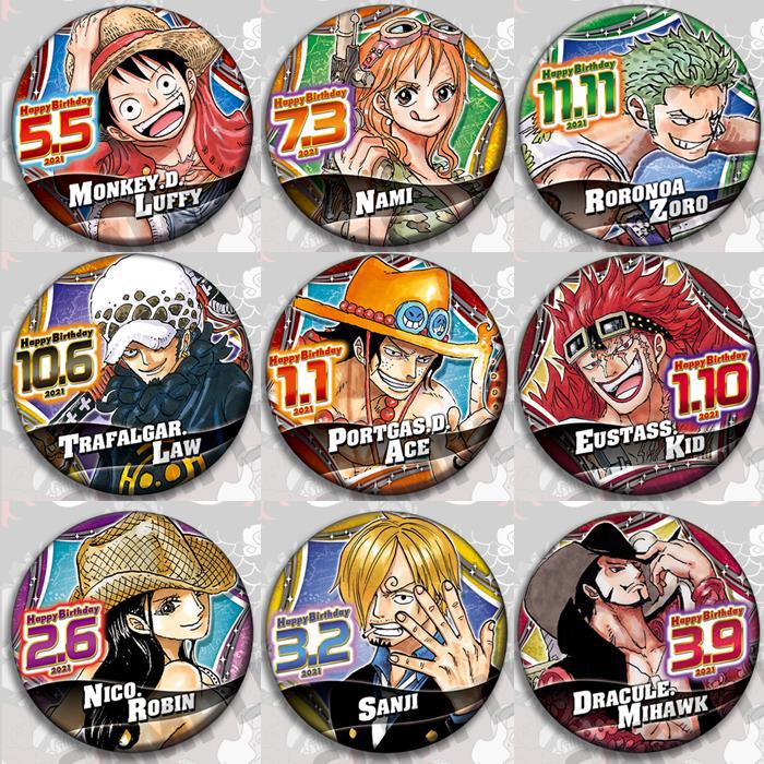 One Piece Anime Badge Pin Set  - огляд і ціна Model Kit One Piece